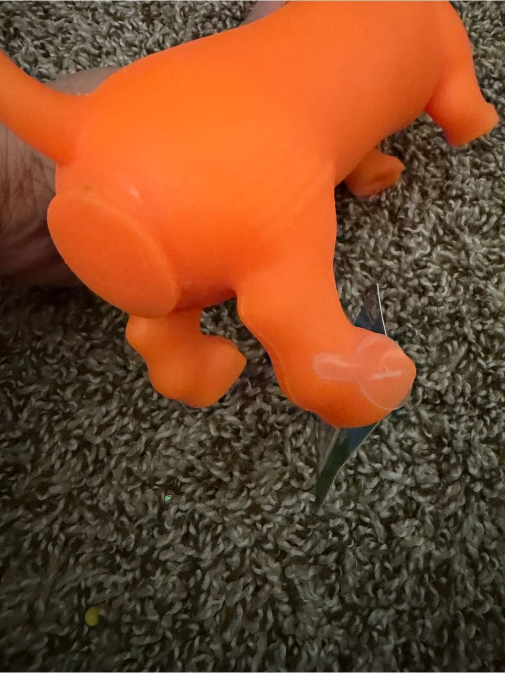 Dachshund Squeezy squishy Toy -ORANGE